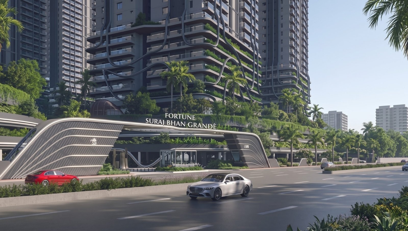 SSI | Fortune Suraj Bhan Grande driveway